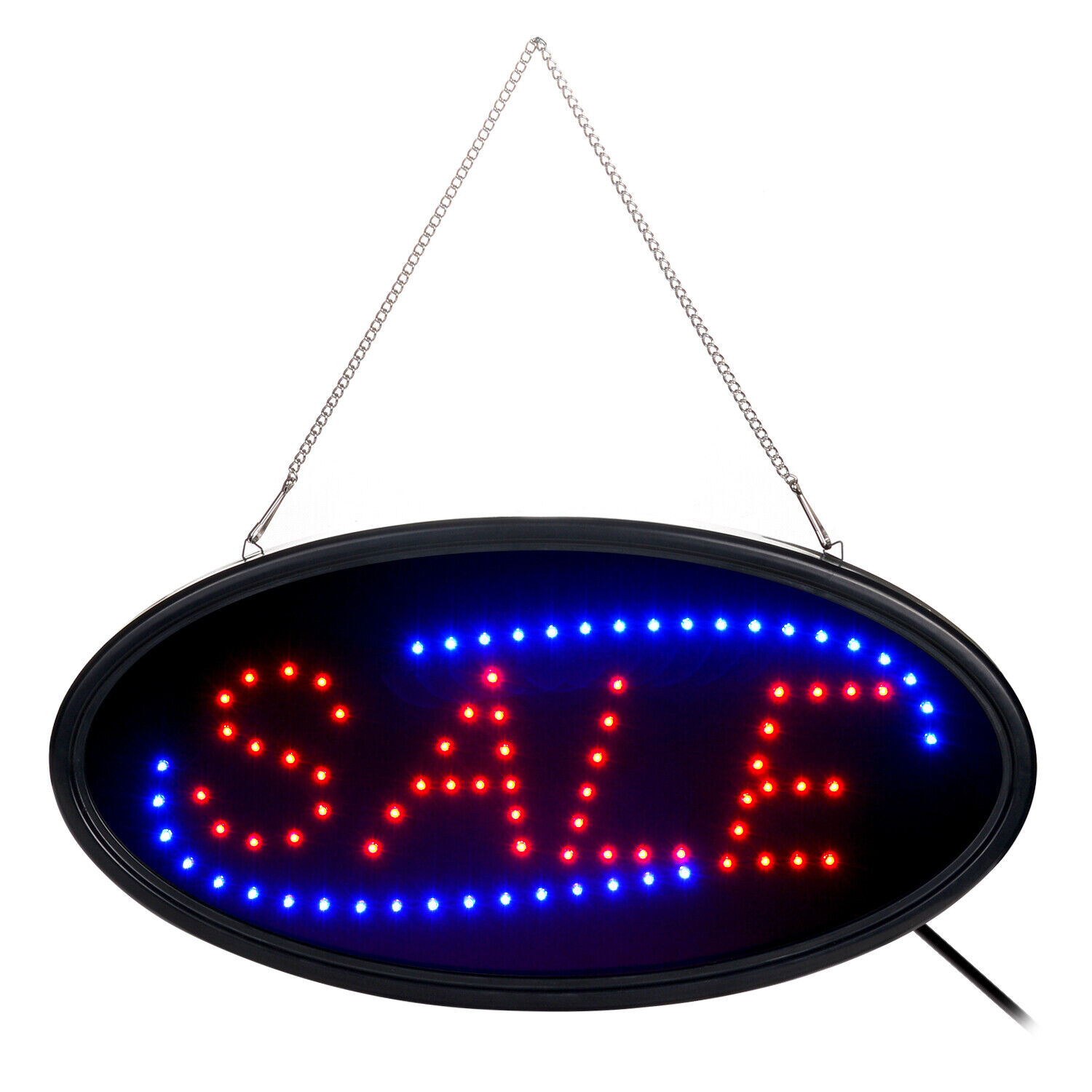 SALE Sign LED Neon Bar Board Hanging Electric Light Flashing Business Store Lamp
