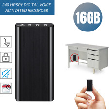 240 Hr Spy Digital Voice Activated Recorder Mini Audio Magnetic 16GB MP3 Player picture