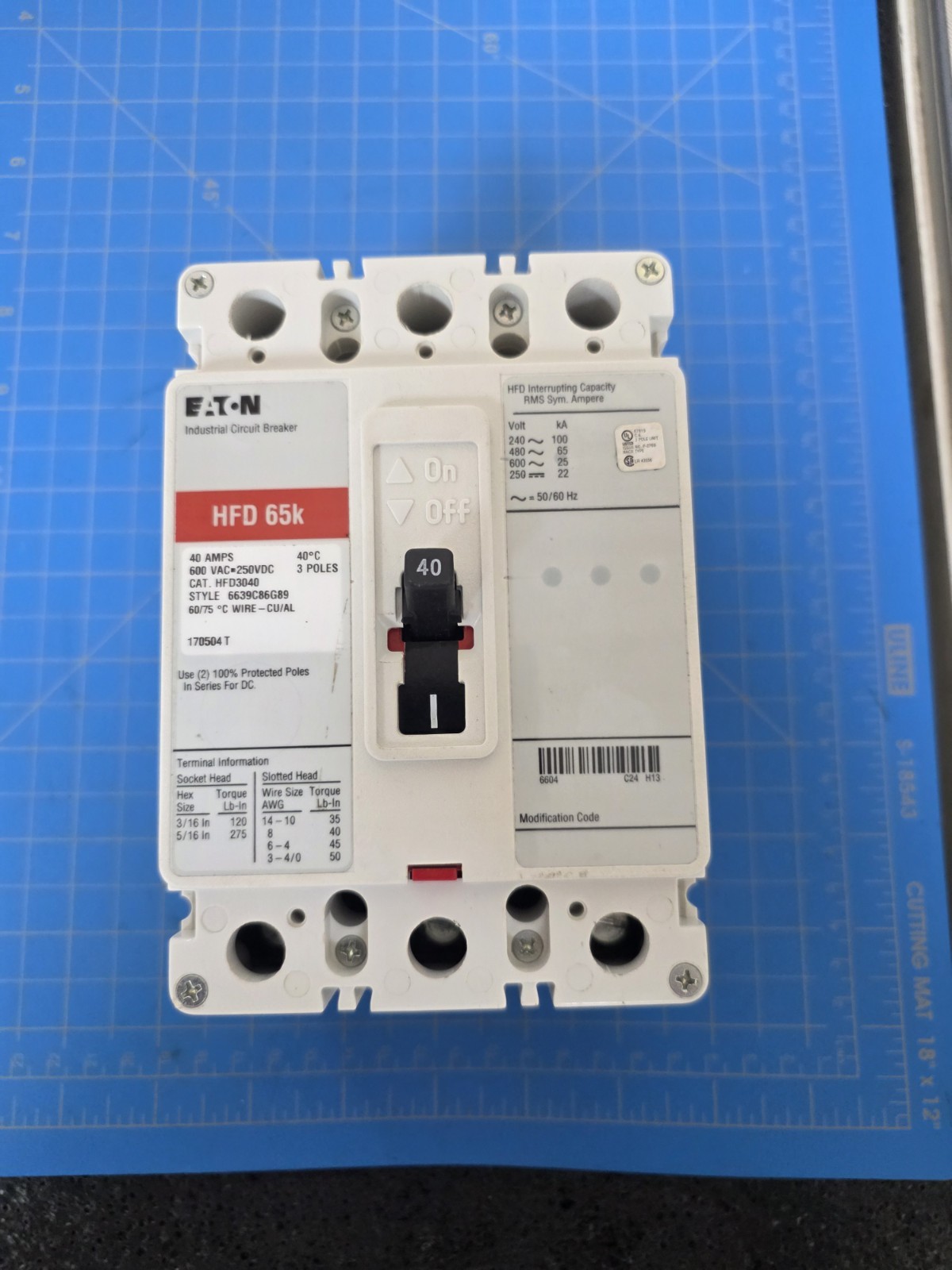 HFD3040 EATON NEW TAKE OUT 