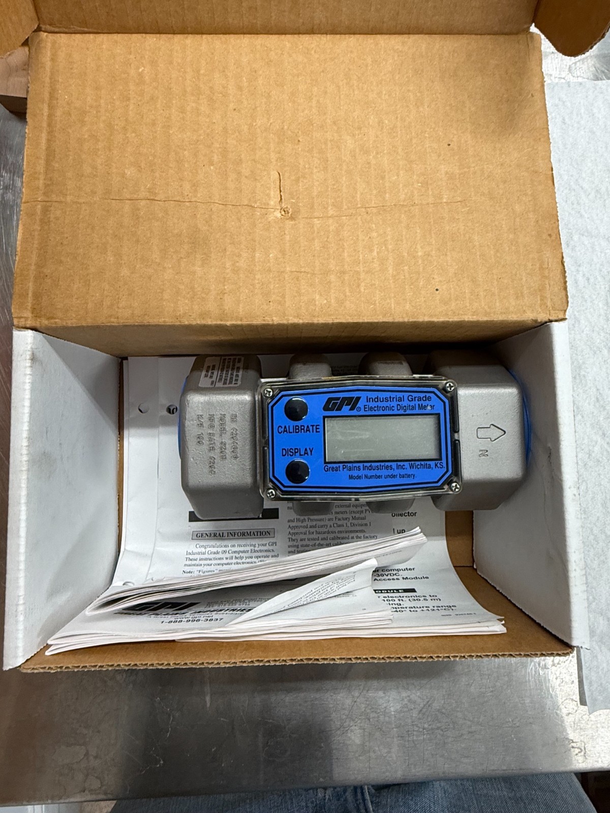 GPI Industrial Grade Flow Meter G2S20N09GMB