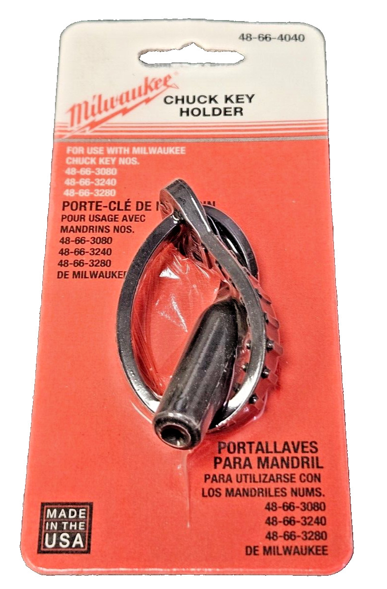 Milwaukee 48-66-4040 Chuck Key Holder fits Jacobs K2 & Milwaukee 48-66-3080