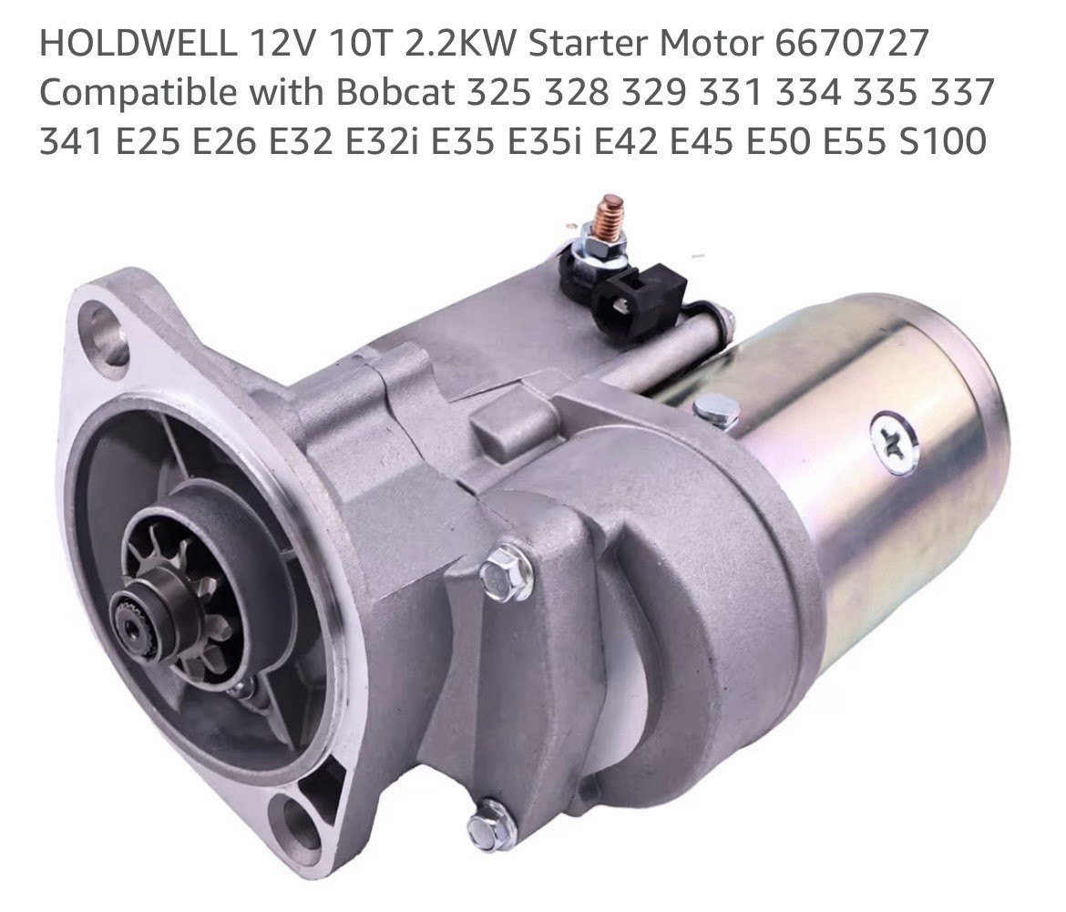 New HOLDWELL Starter Motor
