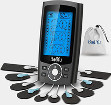 Belifu Dual Channel TENS EMS Muscle Stimulator – 24 Modes with 10 Pads picture
