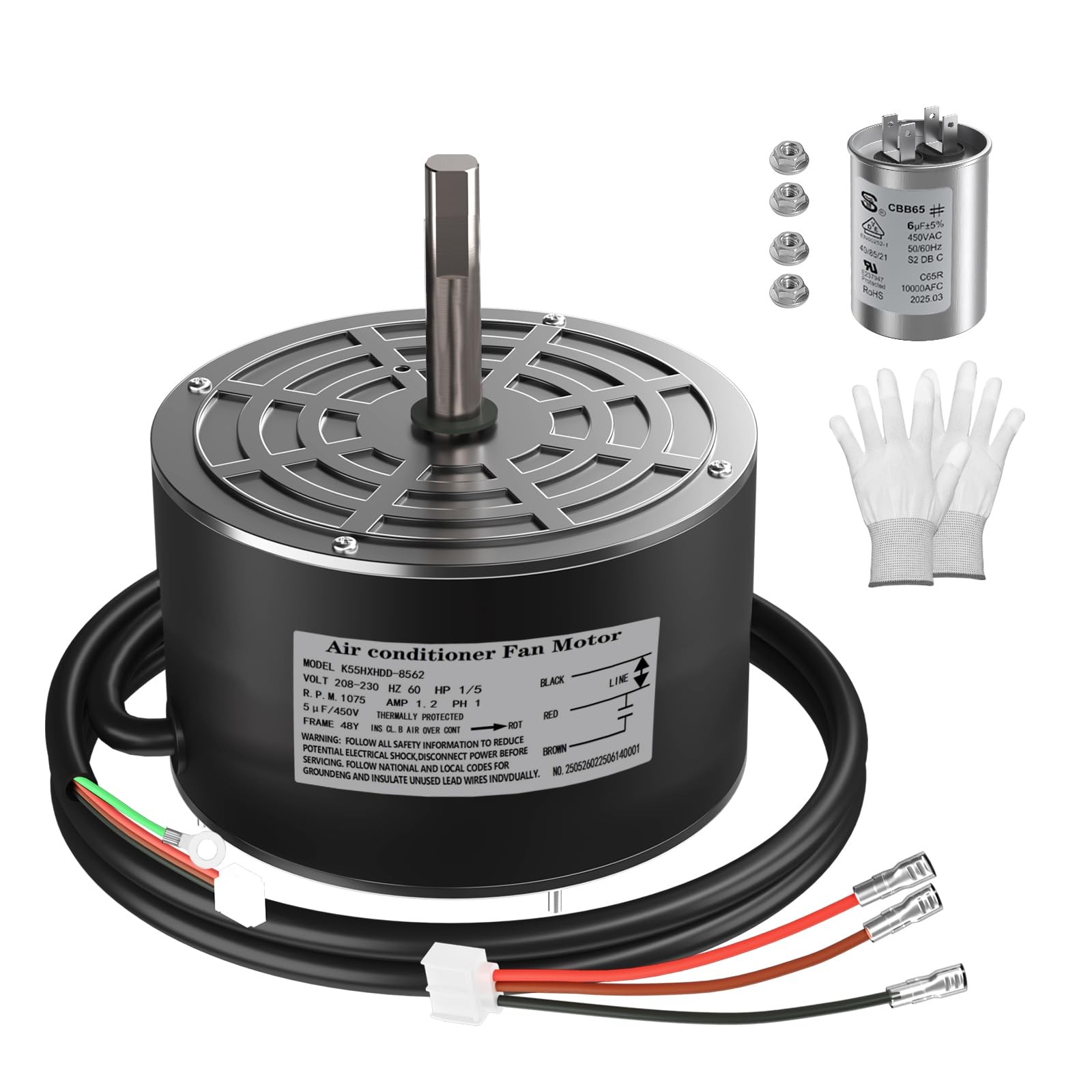 K55HXDD-8562 Condenser Fan Motor High Heat Resistance with Advanced Aluminum ... K55HXDD-8562 Condenser Fan Motor High Heat Resistance with Advanced Aluminum ...