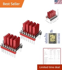 V1.0 Stepper Motor Driver Ultra-Silent Driver with Heatsink Up to 36V Support... picture