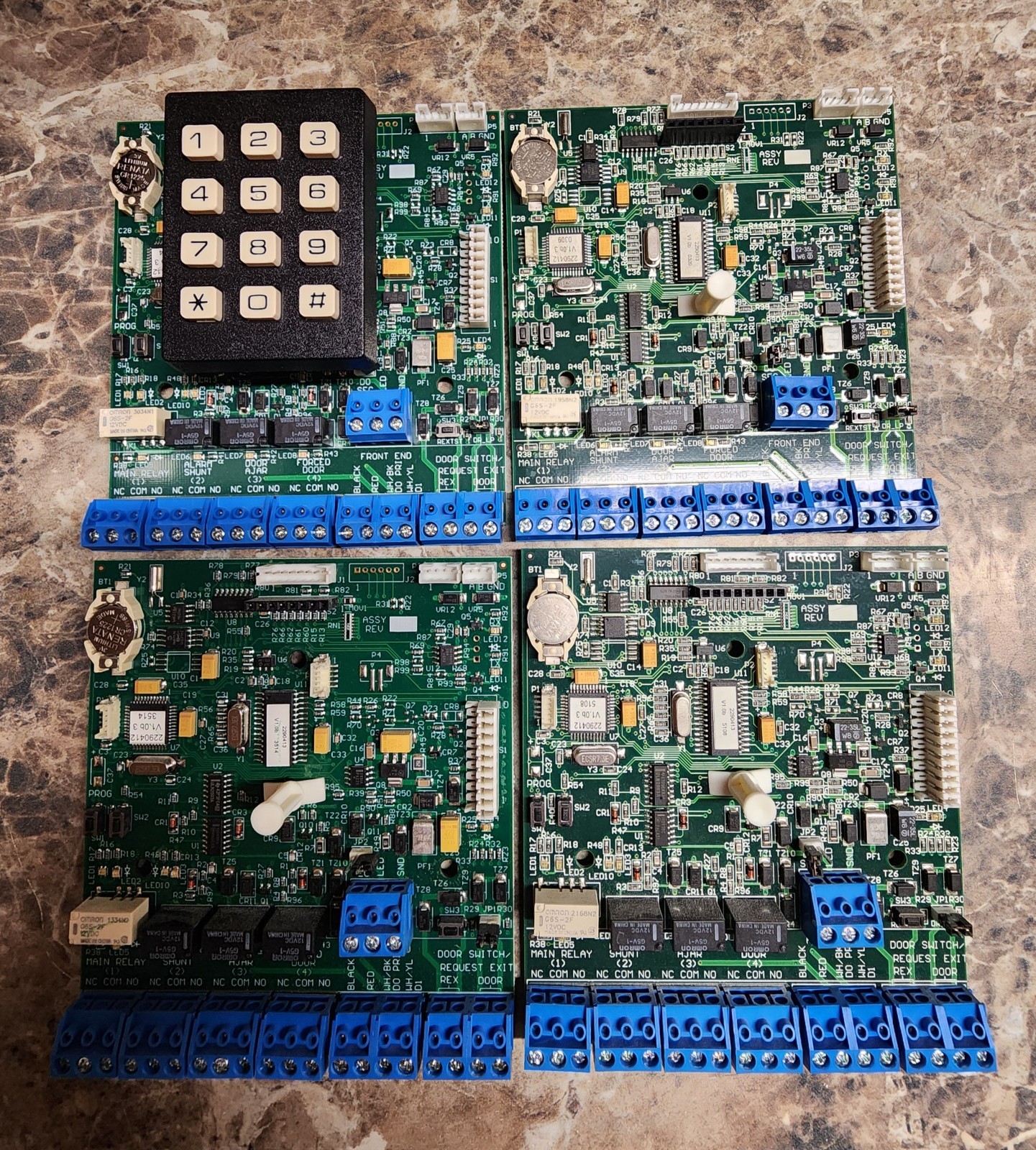 Lot Of 4 - IEI/Linear Hubmax Door Cards For Access Control System Lot Of 4 - IEI/Linear Hubmax Door Cards For Access Control System