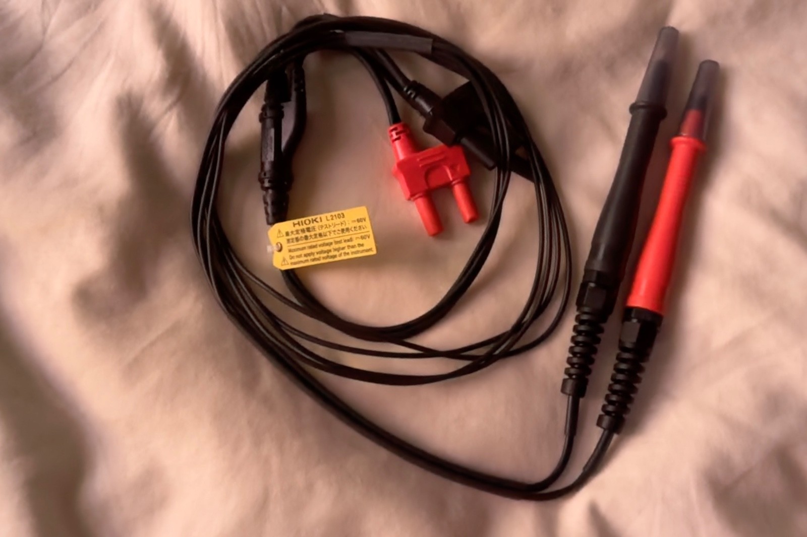 Hioki  L2103  needle type kelvin test leads (pricey)