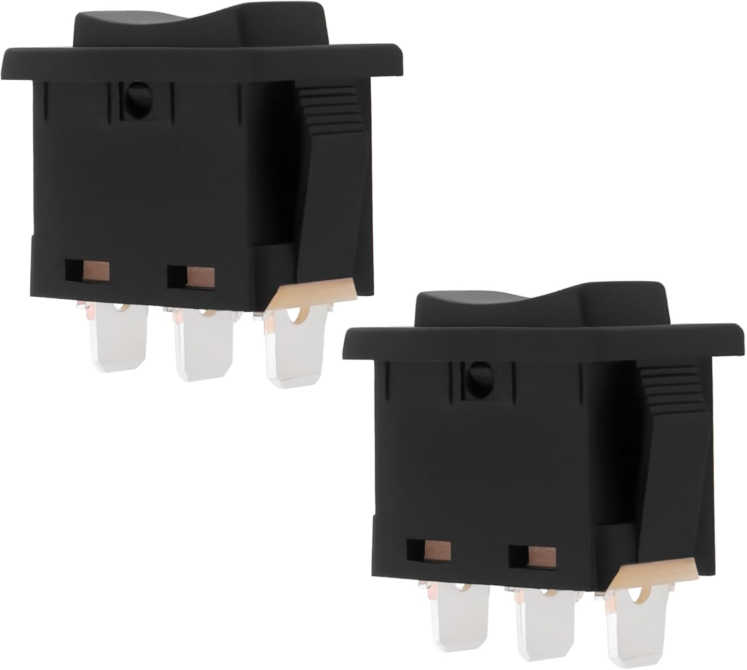 2Pcs Rocker Switches Replacement 6A 250VAC / 10A 125VAC Switch Part PPTK0021 2Pcs Rocker Switches Replacement 6A 250VAC / 10A 125VAC Switch Part PPTK0021