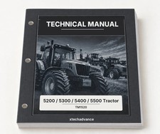 Technical Repair Manual fits John Deere 5200 5300 5400 5500 Tractor TM1520 picture