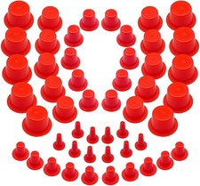50 Pcs Automotive Cap Plugs Kit 0.11