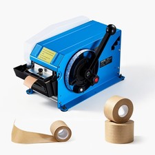 VEVOR Water-Activated Tape Dispenser 4–40 Inch Kraft Gummed Tape Cutter picture