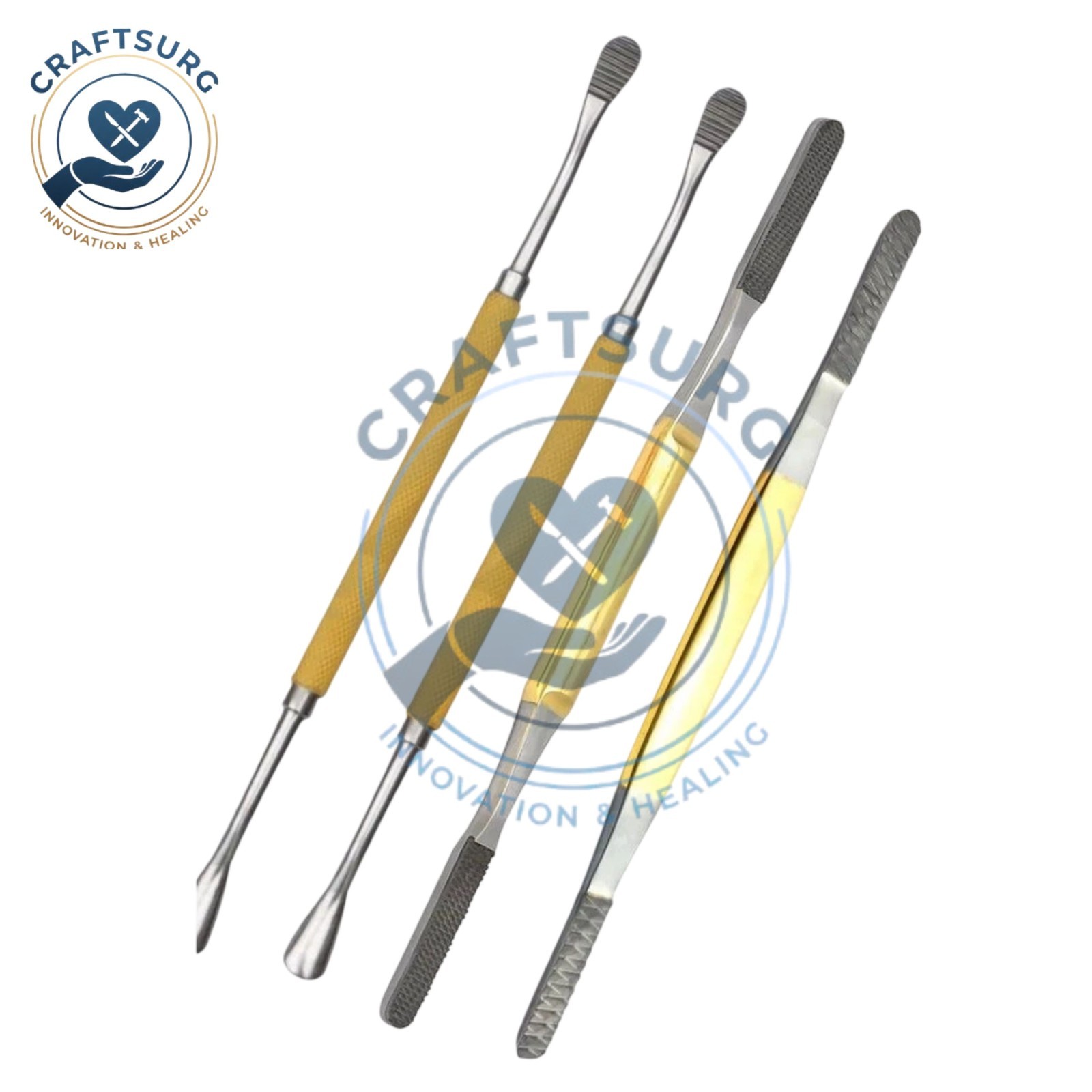 Rhinoplasty Fomon Double Ended Nasal Rasp Medium 4 PCs Set Surgical Instruments Rhinoplasty Fomon Double Ended Nasal Rasp Medium 4 PCs Set Surgical Instruments
