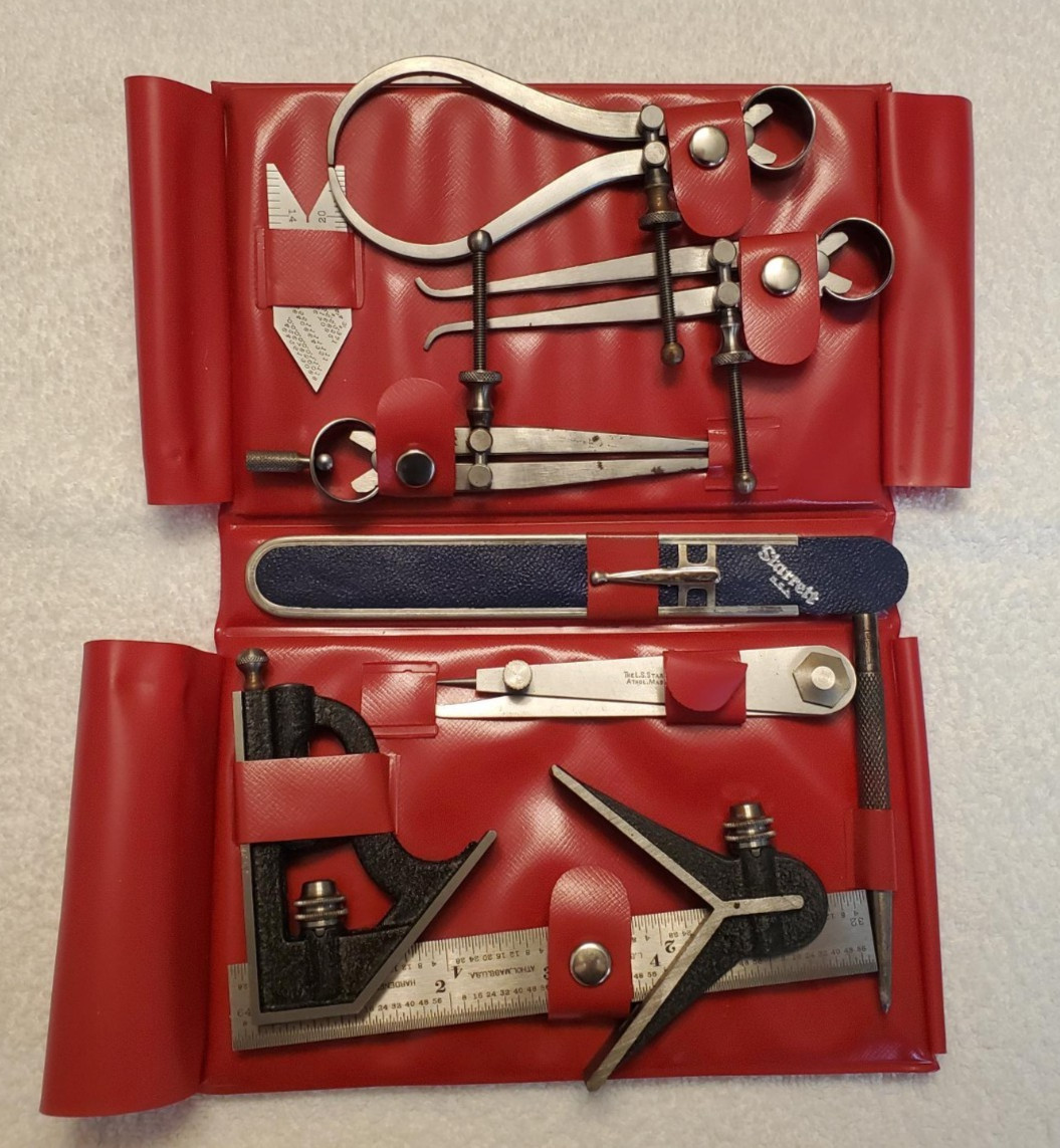 NOS Starrett No. 900 Set of Tools - Apprentice tool set Vintage new old stock NOS Starrett No. 900 Set of Tools - Apprentice tool set Vintage new old stock