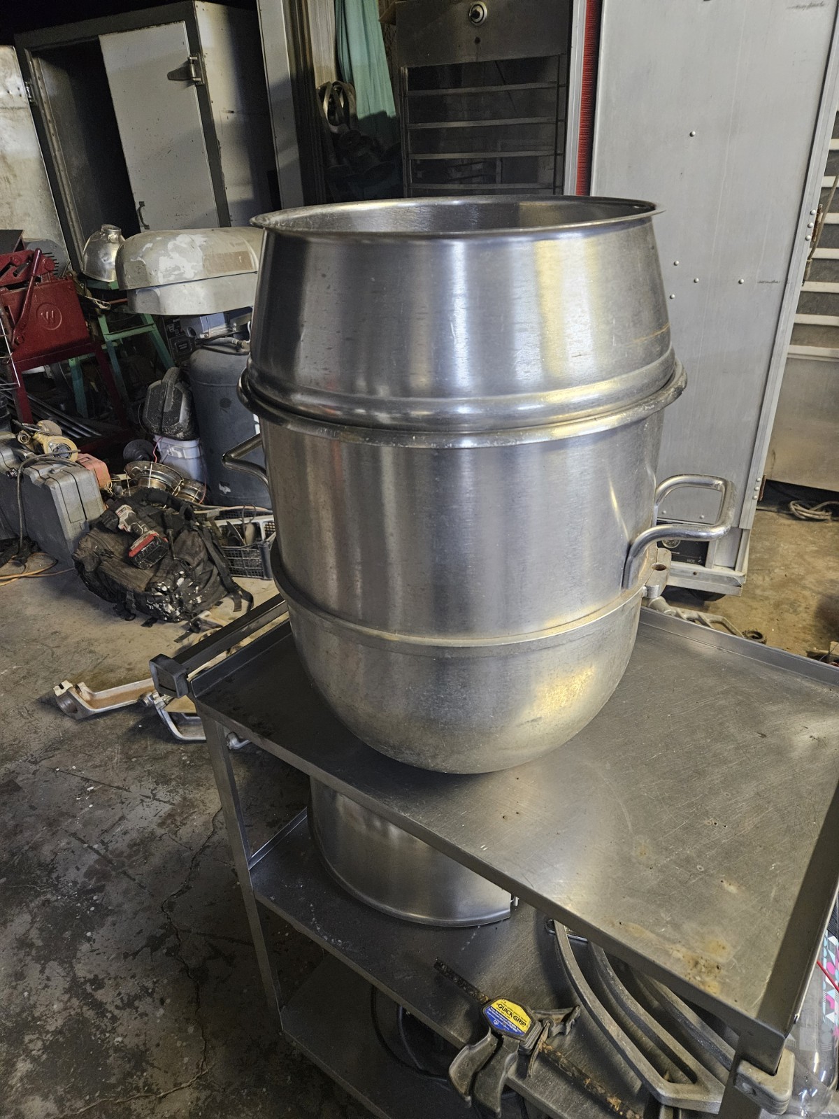 Hobart Mixer Extension Ring Sterling Steel For D-300 Or D-340 Still Good Hobart Mixer Extension Ring Sterling Steel For D-300 Or D-340 Still Good