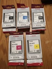 NEW 5 Genuine Canon imagePROGRAF iPF670/iPF680/iPF685/iPF770/iPF780/iPF785 picture