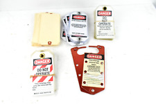 Mixed Lot Of Lockout Tags picture
