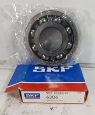 1 NEW SKF 6306 30X72X19mm DEEP GROOVE BALL BEARING NIB ***MAKE OFFER*** picture