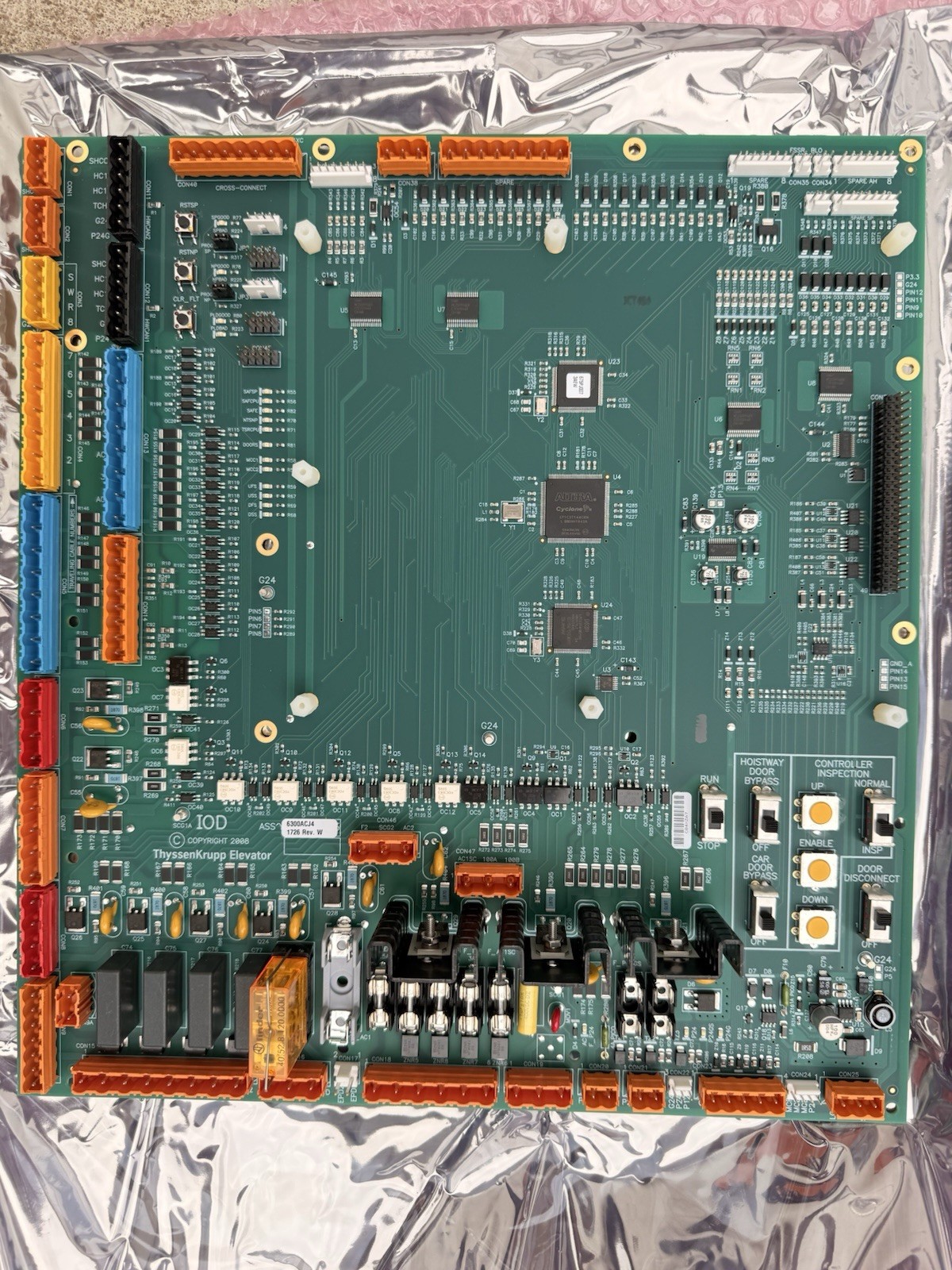 THYSSENKRUPP TKE 6300ACJ4 IOD Board. Tac32H. New THYSSENKRUPP TKE 6300ACJ4 IOD Board. Tac32H. New