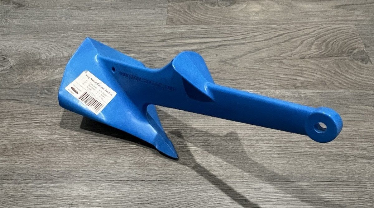 Cooper Anchor 1Kg/2.2lb - Nylon - PWC Anchor Jetski Anchor to 3.5m/12ft Cooper Anchor 1Kg/2.2lb - Nylon - PWC Anchor Jetski Anchor to 3.5m/12ft