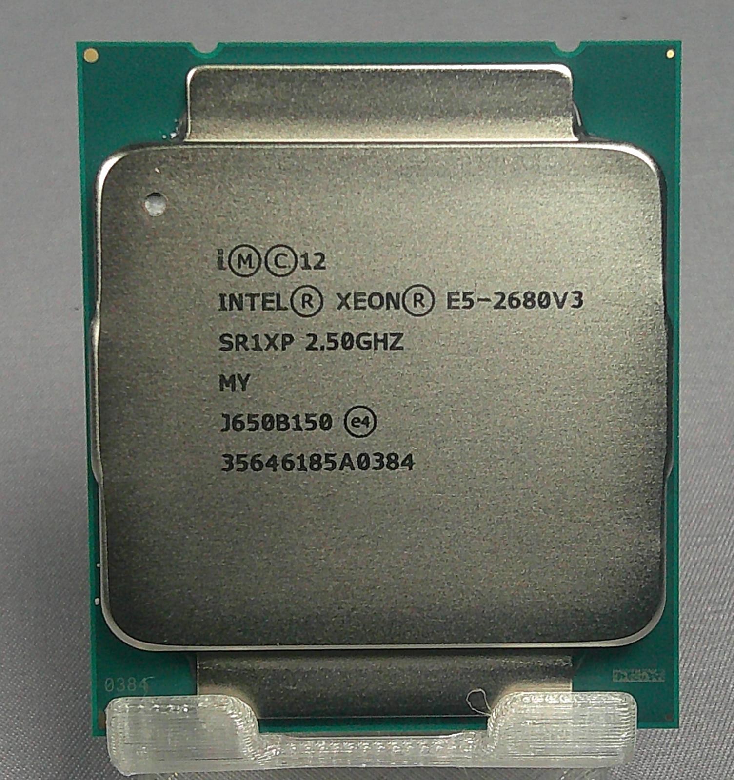 XEON E5-2680 V3 12-CORE 2.50GHZ PROCESSOR **USED GOOD** XEON E5-2680 V3 12-CORE 2.50GHZ PROCESSOR **USED GOOD**