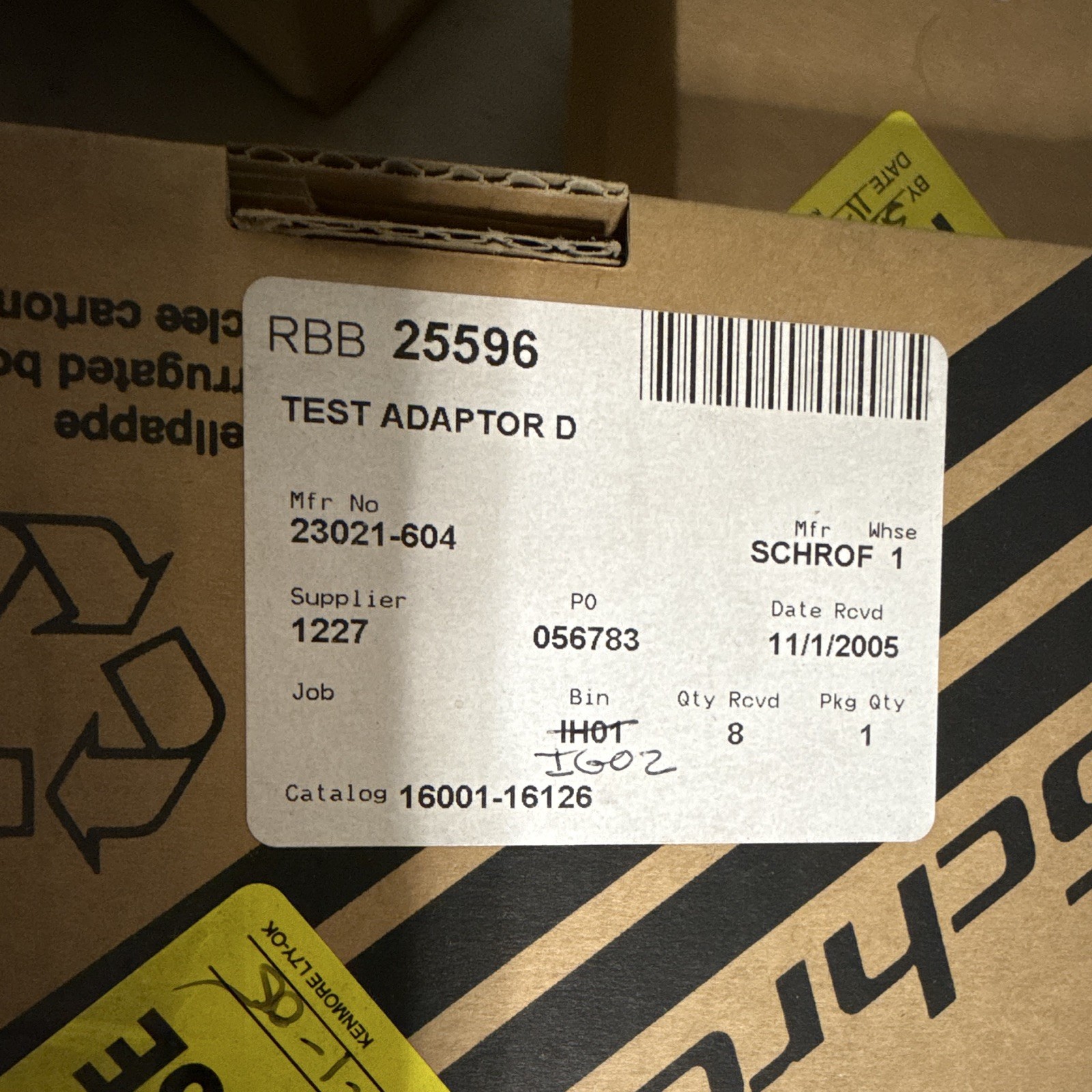 Schroff 23021-604 Test Adaptor Type D 3 U 160mm DIN 41612 New Old Stock Boxed Schroff 23021-604 Test Adaptor Type D 3 U 160mm DIN 41612 New Old Stock Boxed