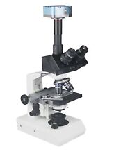 Radical 2500x Biology Medical Compound Doctor Trinocular Microscope w HD camera picture