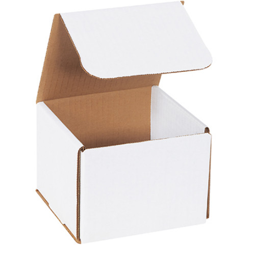 1-500 CHOOSE QUANTITY 5x5x5 Corrugated White Mailers Packing Boxes 5 1-500 CHOOSE QUANTITY 5x5x5 Corrugated White Mailers Packing Boxes 5