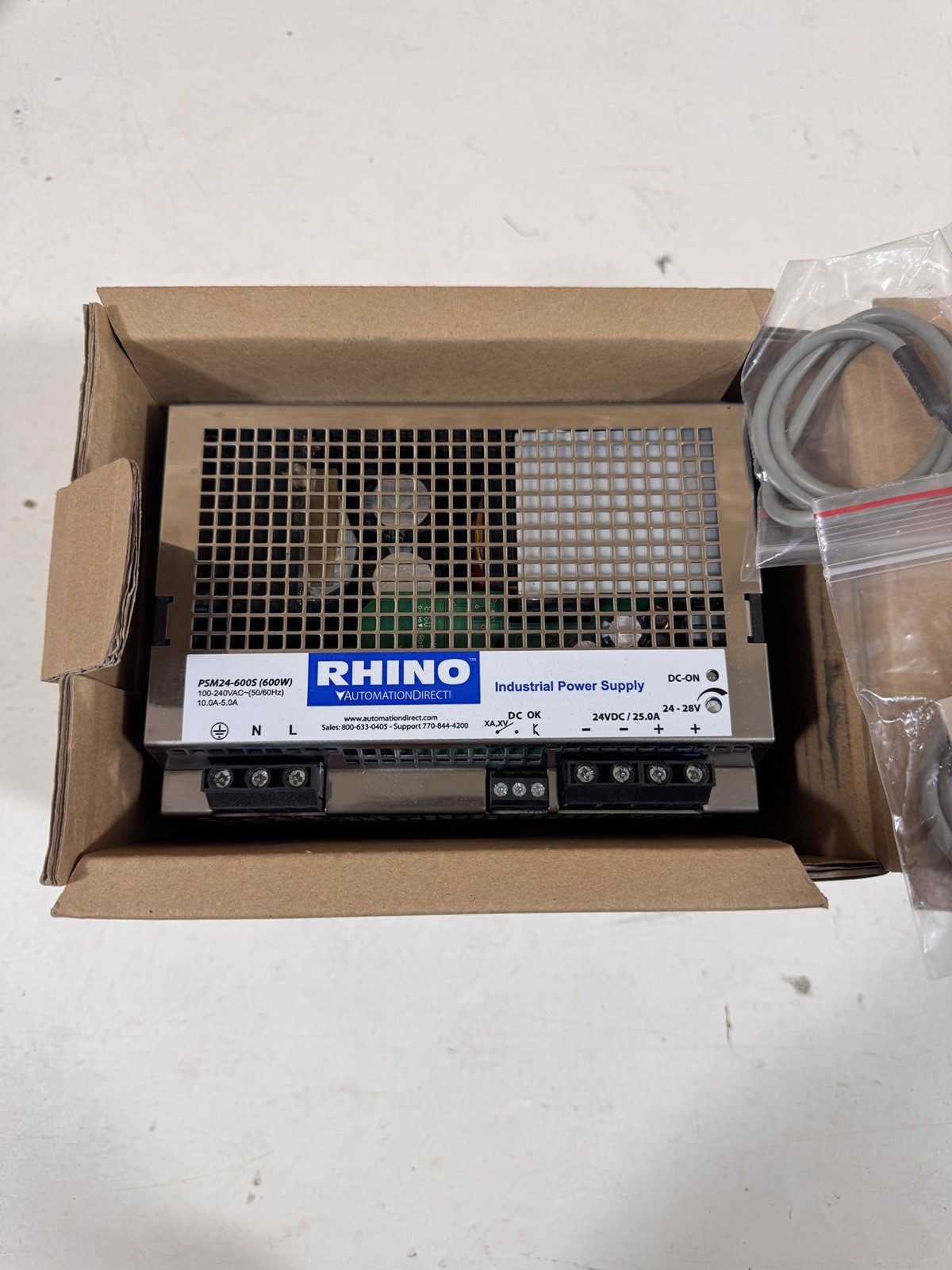 AUTOMATION DIRECT PSM24-600S RHINO POWER SUPPLY -Parts? AUTOMATION DIRECT PSM24-600S RHINO POWER SUPPLY -Parts?
