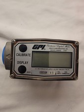GPI Great Plains 03S31GM Digital Flow Meter Stainless Steel NOS Industrial picture