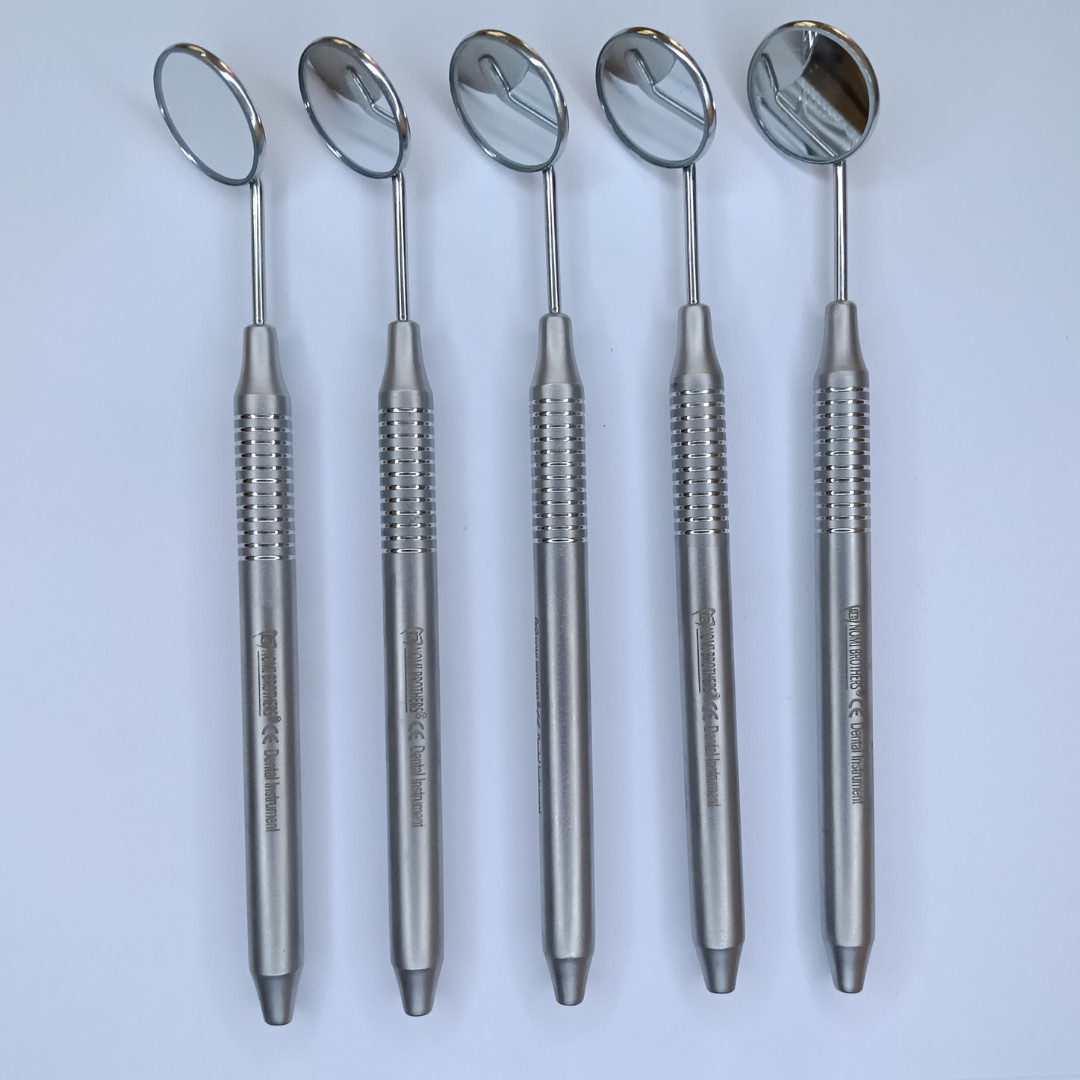 Professional Dental Mirror #5 X5 German Hollow Handle Stainless Instrument Professional Dental Mirror #5 X5 German Hollow Handle Stainless Instrument