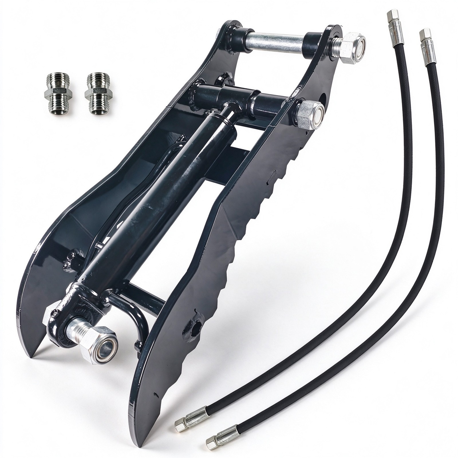 Hydraulic Thumb for 0.8-1.5T Mini Excavator, No L-Bracket, M14-M16 Adapters