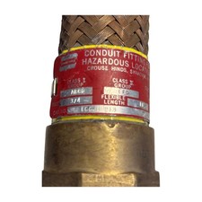 Crouse-Hinds ECGJH218 3/4 Flexible Conduit Fitting Hazardous Location 18in picture