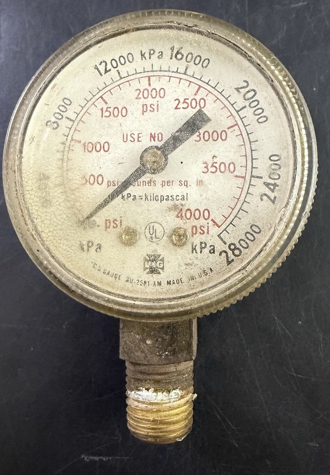 Vintage USG OXYGEN Pressure gauge Steampunk Altered Robot Art Gs1.22 Vintage USG OXYGEN Pressure gauge Steampunk Altered Robot Art Gs1.22