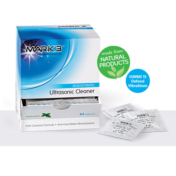 Ultrasonic Enzyme Cleaning Tablets by Mark3 64 pcs/box Ultrasonic Enzyme Cleaning Tablets by Mark3 64 pcs/box