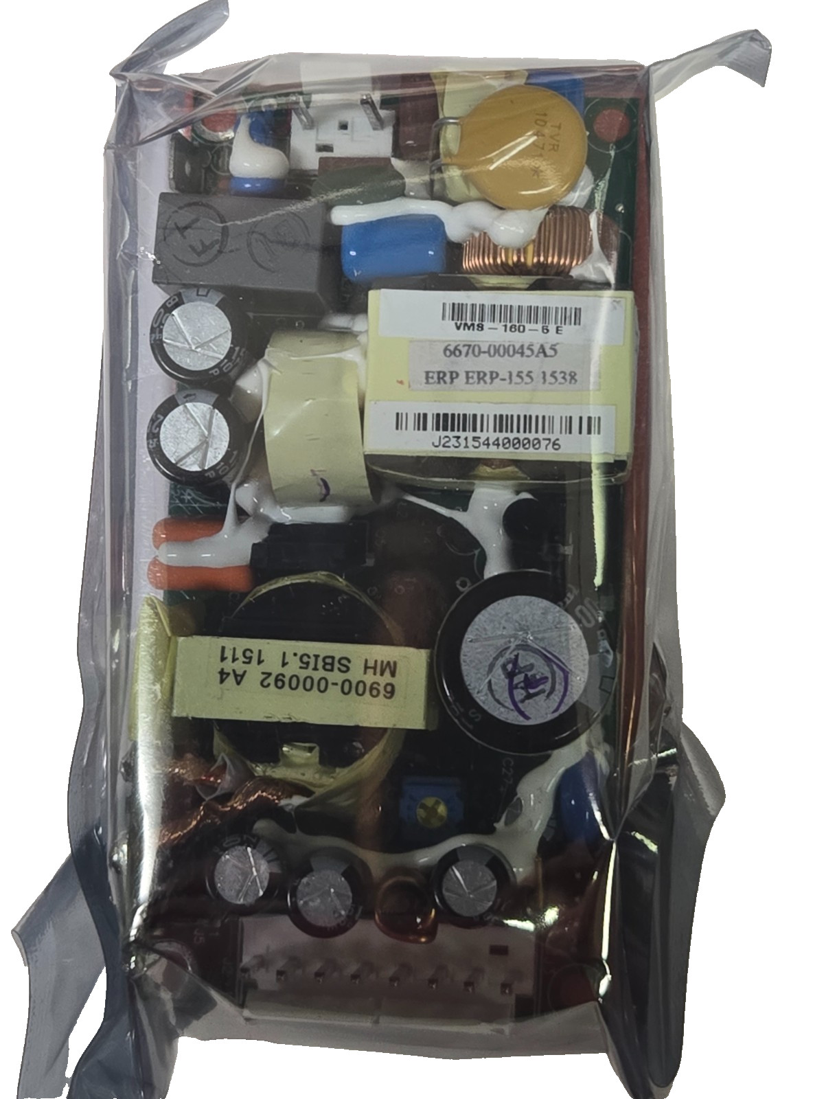 CUI Inc. Power Supply, VMS-160-5, AC/DC CONVERTER 5V 160W, Dymax 40299 CUI Inc. Power Supply, VMS-160-5, AC/DC CONVERTER 5V 160W, Dymax 40299