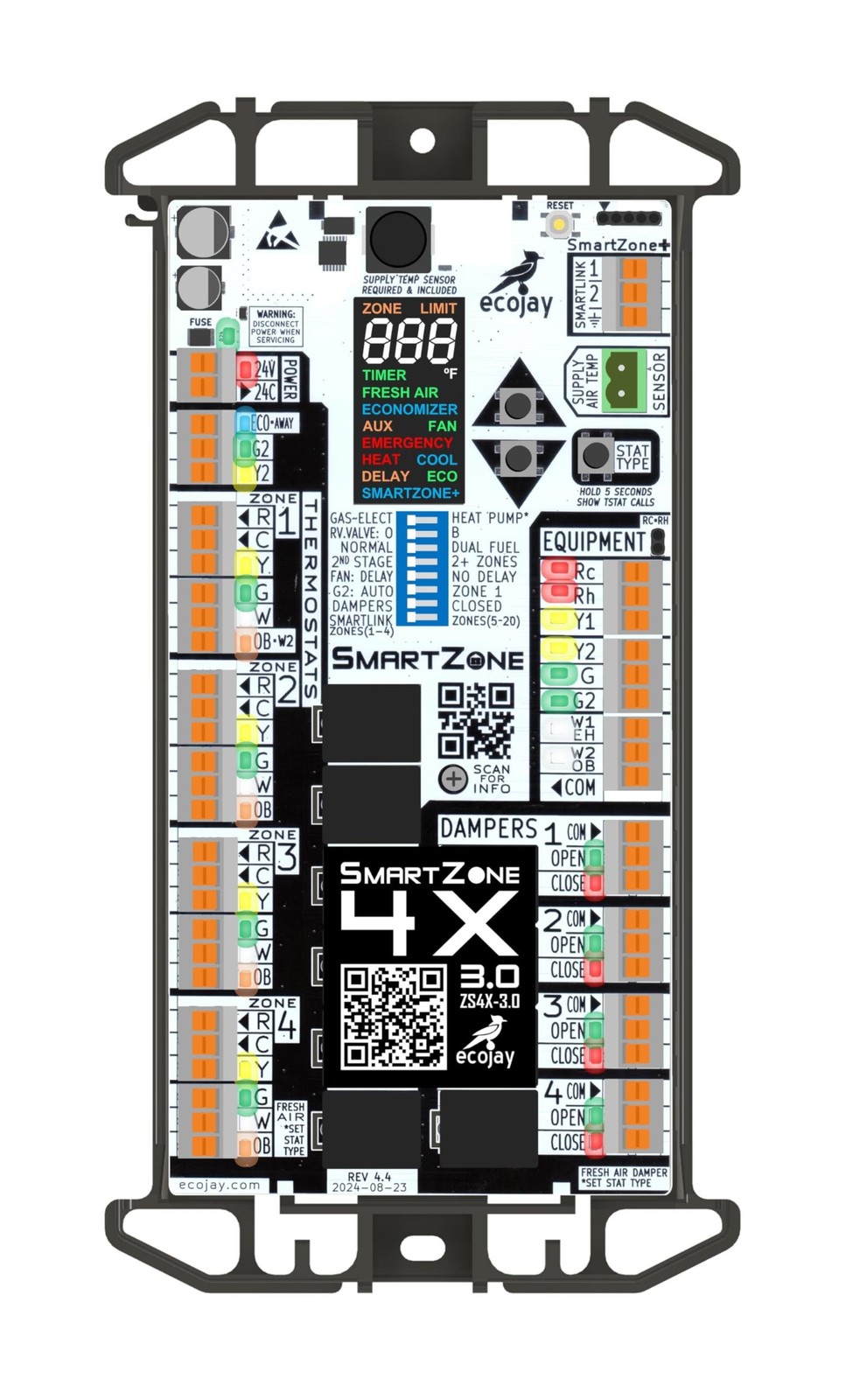 SmartZone-4X Control - 4 zone controller KIT w/Temp sensor - Universal Replac... SmartZone-4X Control - 4 zone controller KIT w/Temp sensor - Universal Replac...