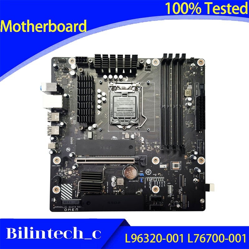 FOR HP OMEN 25L 30L Laptop Motherboard L96320-001 L76700-001 LGA1200 Z490 *lm FOR HP OMEN 25L 30L Laptop Motherboard L96320-001 L76700-001 LGA1200 Z490 *lm