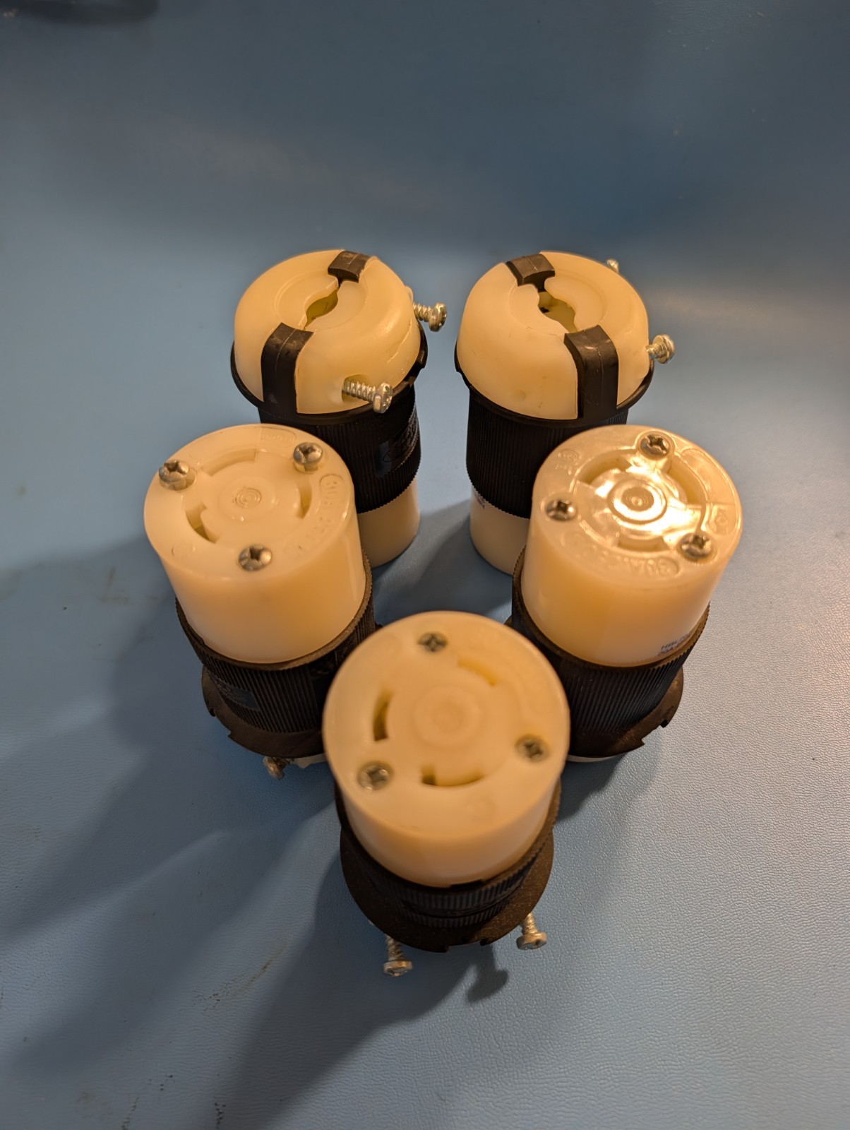 (Lot Of 5) HUBBELL HBL2623 Industrial, Female Connector Body, 30A 250V, (Lot Of 5) HUBBELL HBL2623 Industrial, Female Connector Body, 30A 250V,