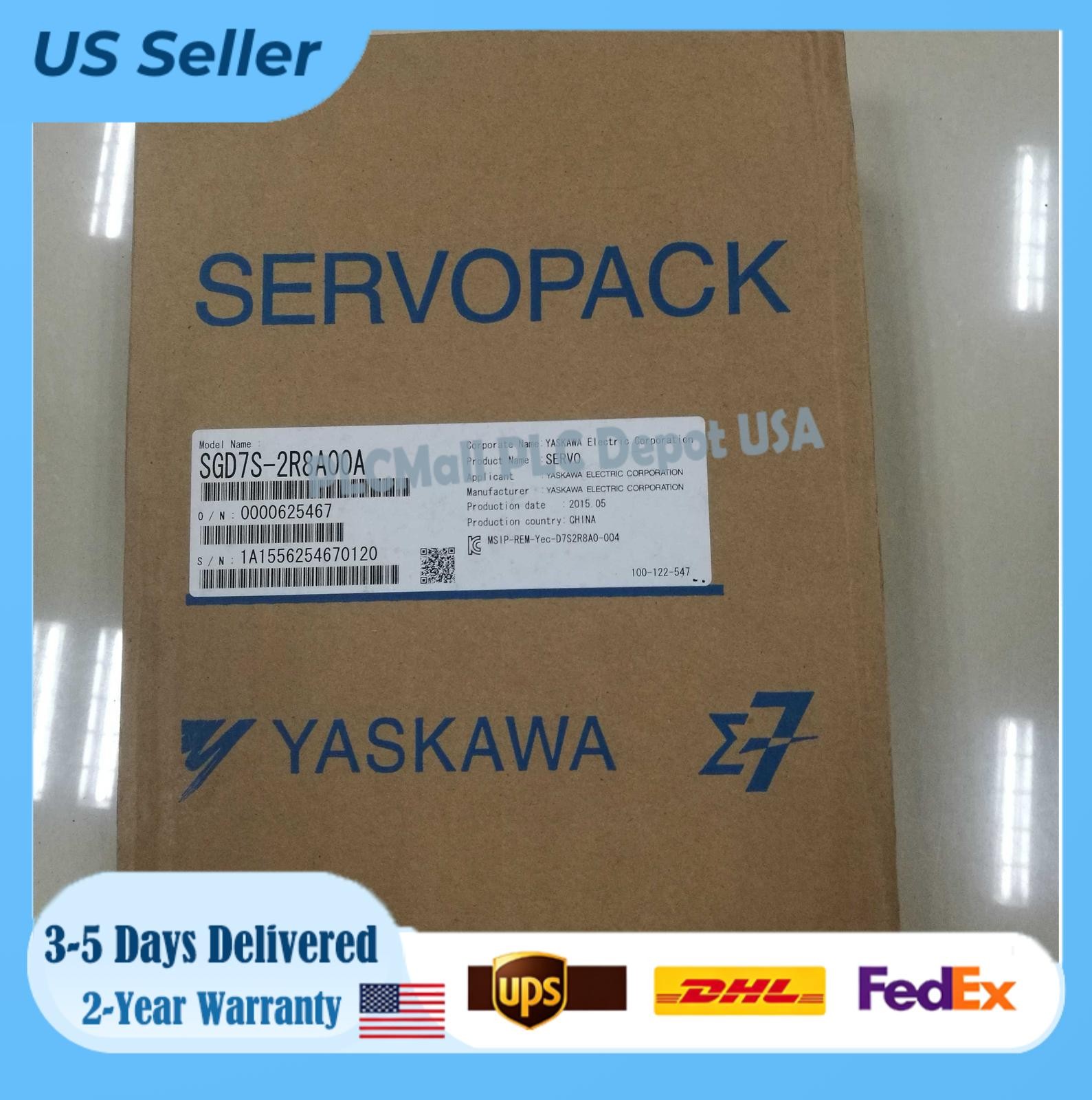 Yaskawa SGD7S-2R8A00A Servo Driver 1PC New Expedited Shipping Yaskawa SGD7S-2R8A00A Servo Driver 1PC New Expedited Shipping