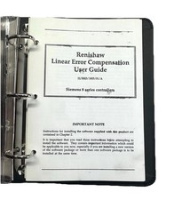 Renishaw Linear Error Compensation Siemens 8 Series Controller Software / Guide picture
