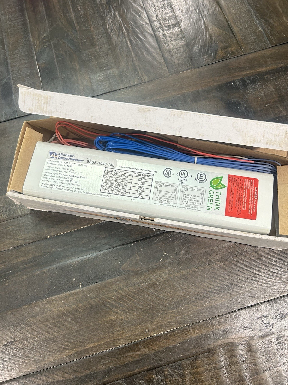 Allanson EESB-1040-14L Electronic Sign Ballast 1 To 4 HO T12/T8 (Brand New)