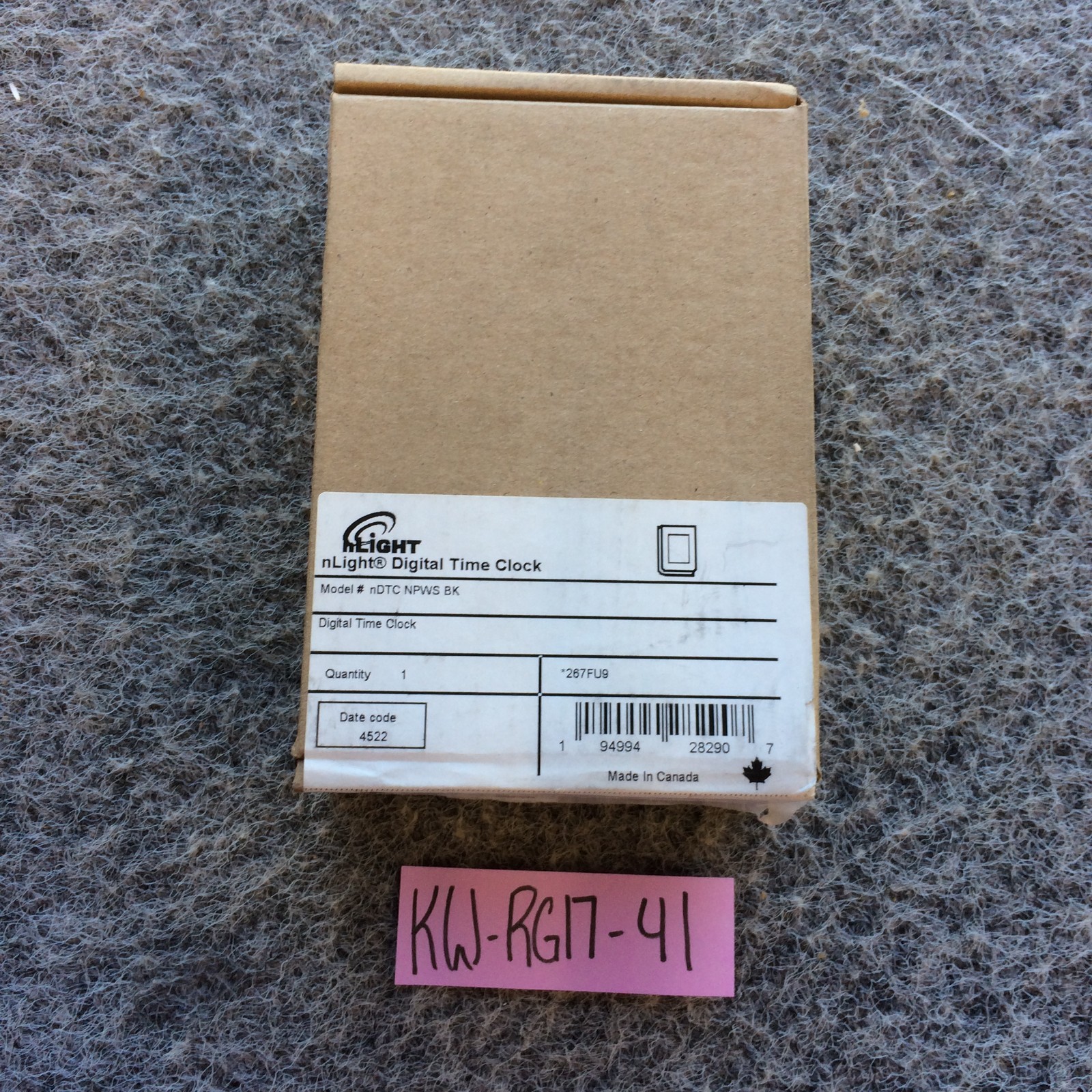 NEW Sealed BOX nLight Unitouch nPad Touch PACDI-UNITNDTCB-00 nDTC NPWS BK NEW Sealed BOX nLight Unitouch nPad Touch PACDI-UNITNDTCB-00 nDTC NPWS BK