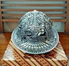 Engraved Aluminum Hard Hat - Carved Aluminum Hard Hat - Custom Engraved hard had picture