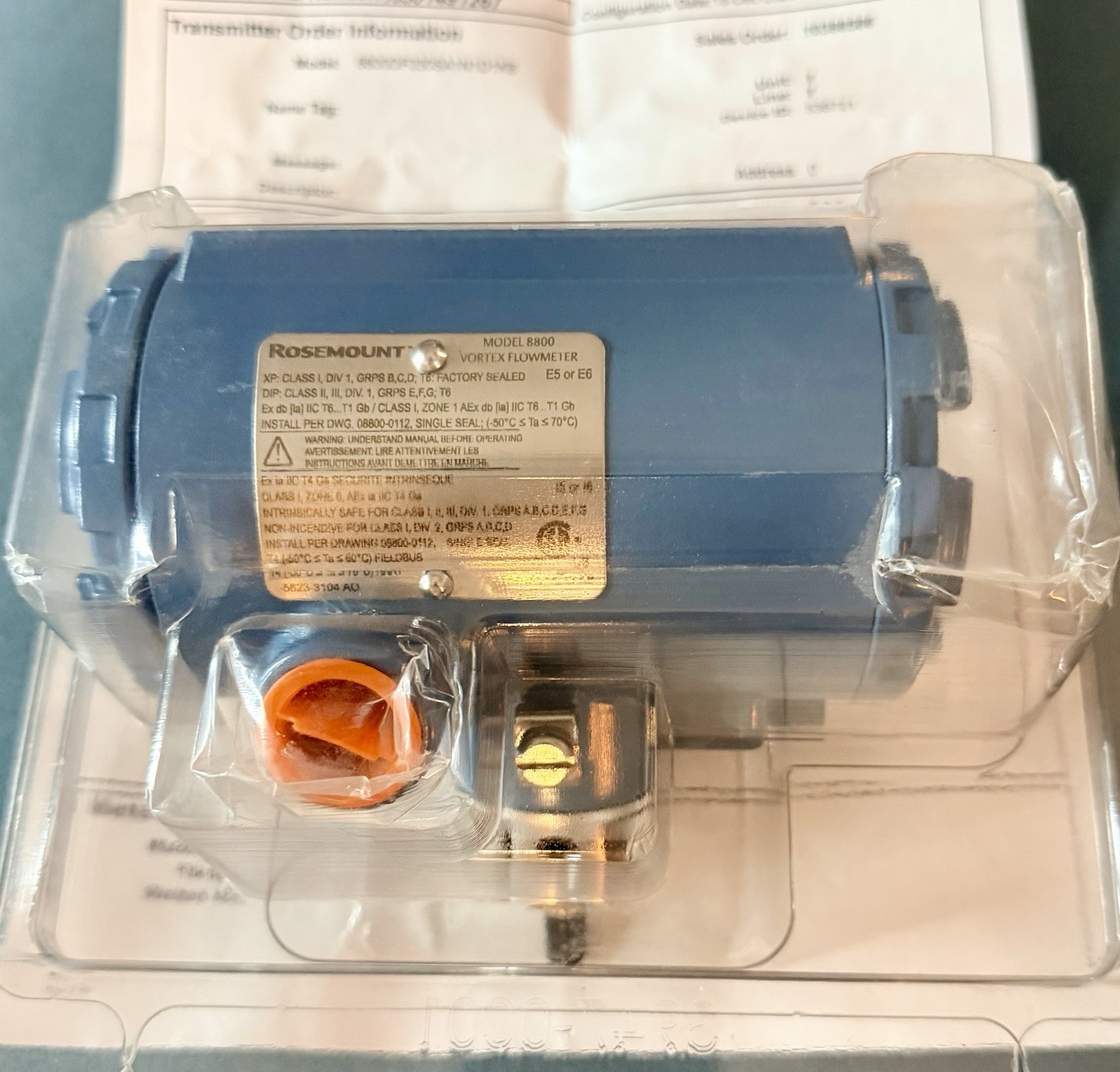 Emerson / Rosemount 8800 Vortex Flow meter Transmitter -NEW- - Emerson / Rosemount 8800 Vortex Flow meter Transmitter -NEW- -
