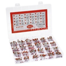960Pcs/Lot X 2PF-0.1UF 50V 24Value*40Pcs Ceramic Capacitor Assortment Kit US picture