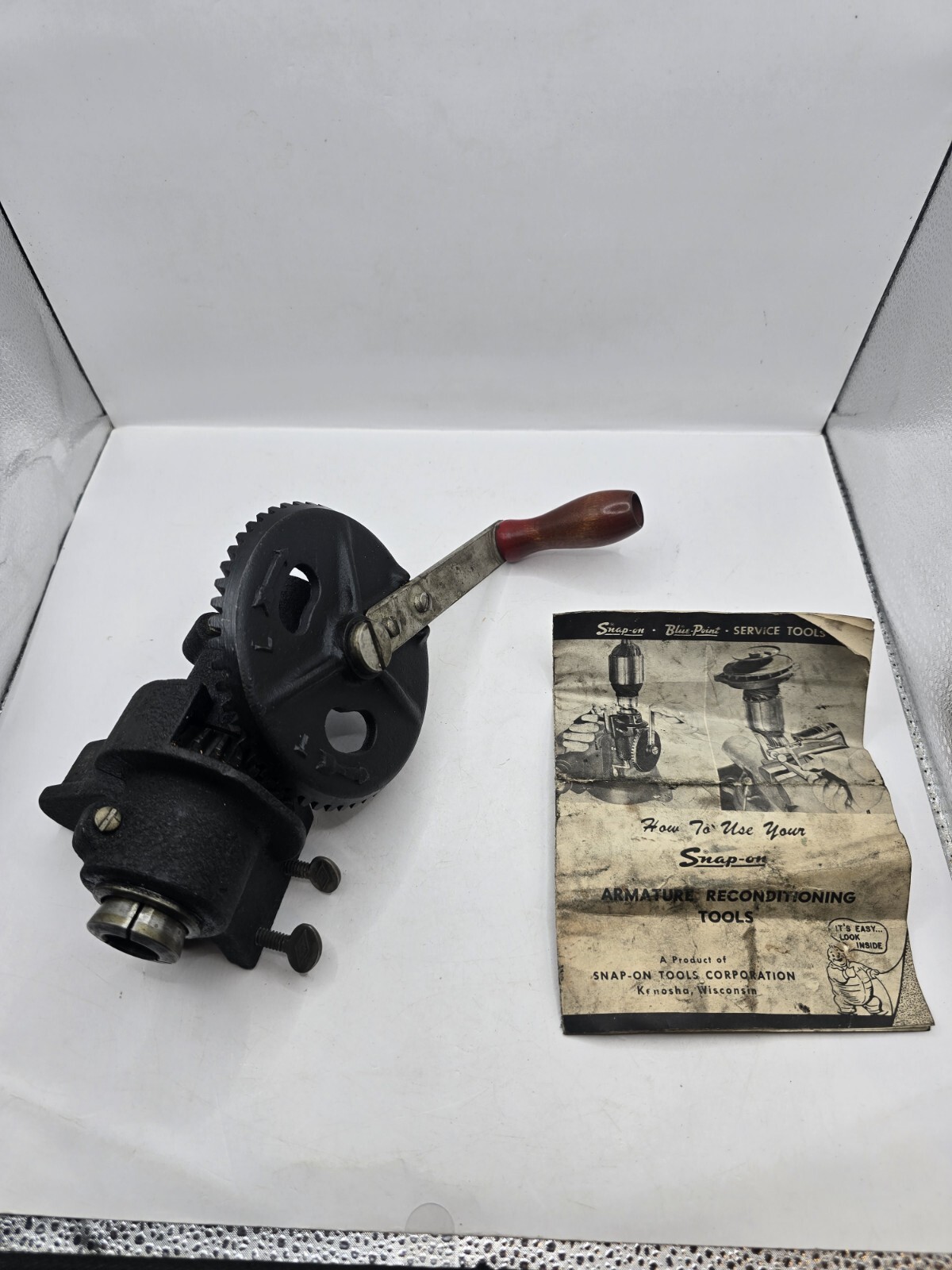 Snap On Blue Point AT-2X Armature Reconditioning Tool USA Vintage Snap On Blue Point AT-2X Armature Reconditioning Tool USA Vintage