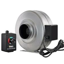 iPower 6 Inch 442CFM Duct Inline Fan HVAC Exhaust Blower & Speed Controller picture