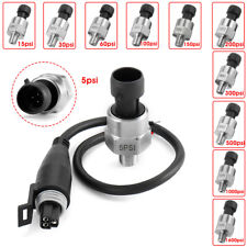 1/8NPT'' 5-1600 PSI Fuel Pressure Transducer Sender 5V DC For Oil Fuel Air Water picture
