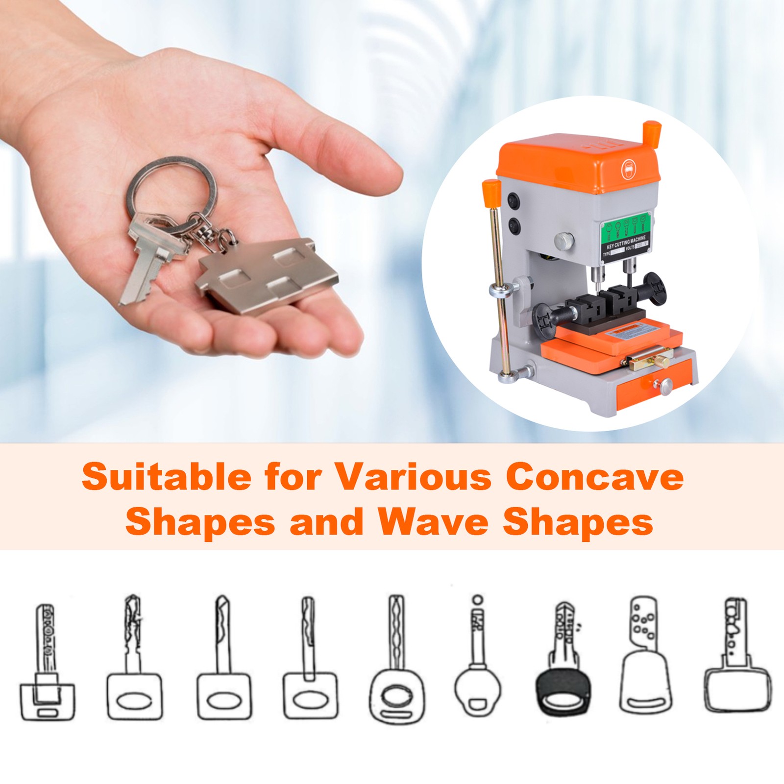 Key Cutting duplicating Machine Cutter Car Key Copier Locksmith Tools Key Cutting duplicating Machine Cutter Car Key Copier Locksmith Tools