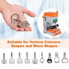 Key Cutting duplicating Machine Cutter Car Key Copier Locksmith Tools picture